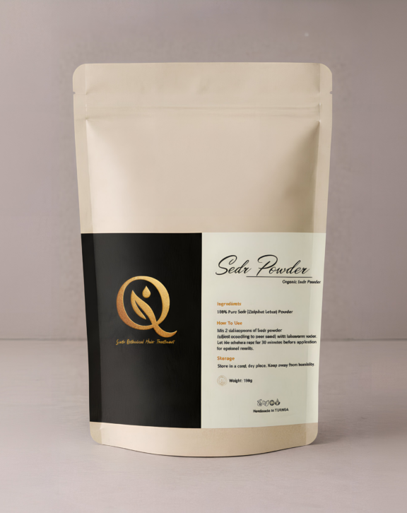 QATARA Sidr Powder is a rare, ancestral beauty ritual crafted from finely milled Sidr leaves. Renowned for its purifying and strengthening properties, it gently cleanses the hair and skin while restoring natural balance, shine, and vitality—without stripping or harsh residues. A timeless botanical treasure, elevated for modern luxury care.